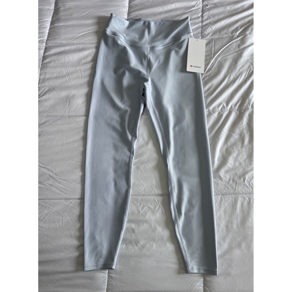 New Lululemon Wunder Under Size 8 Senseknit HR Tight 25" Starch Blue Compression